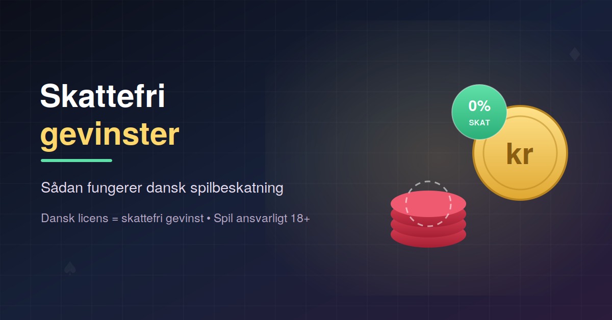 Skattefri gevinster - sådan fungerer dansk spilbeskatning