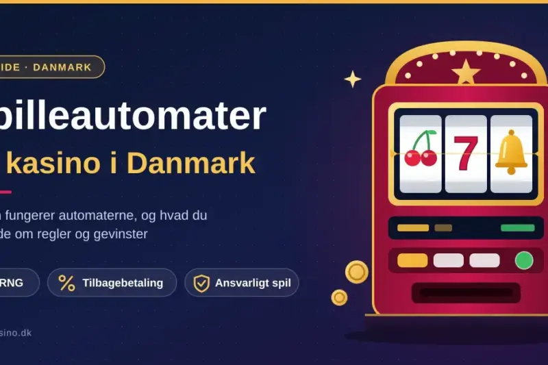 Spilleautomater på kasino i Danmark: guide til automatspil