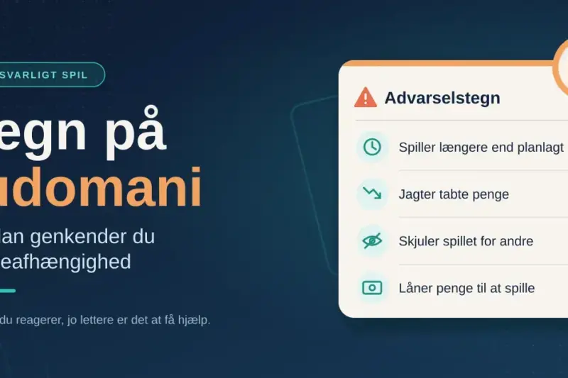 Tegn på ludomani: Sådan genkender du spilleafhængighed