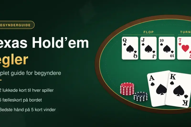 Texas Hold’em regler: Komplet guide til reglerne for begyndere