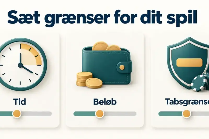 Sæt grænser for dit spil: tid, beløb og tabsgrænser