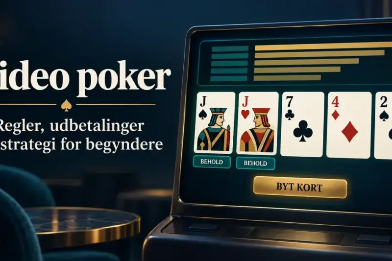 Video poker: Regler, udbetalinger og strategi for begyndere